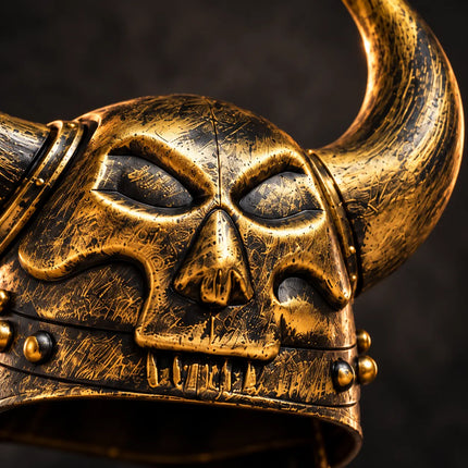 Singh Helmet – Horned Skull Fancy Dress Accessory fancydresswale.com
