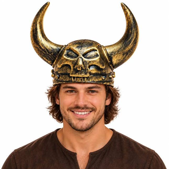 Singh Helmet – Horned Skull Fancy Dress Accessory fancydresswale.com