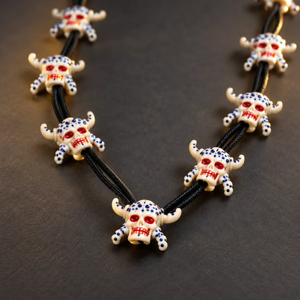 Small Mund Mala – Skull Garland Fancy Dress Costume Accessory fancydresswale.com