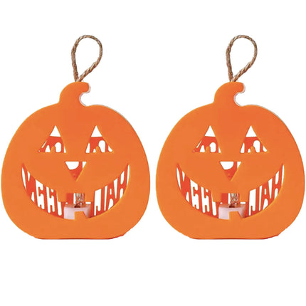 Halloween Pumpkin Skull Mini Lanterns, Hanging Lantern for Halloween Decorations Fancydresswale