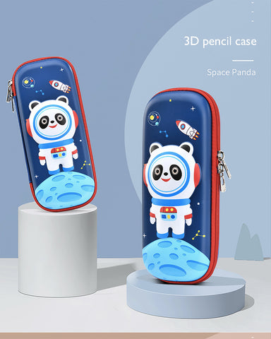 Fancydresswale Pencil Box 3D Pencil Pouch and Stationery Set Large Capacity for Boys and Girls (Rocket)