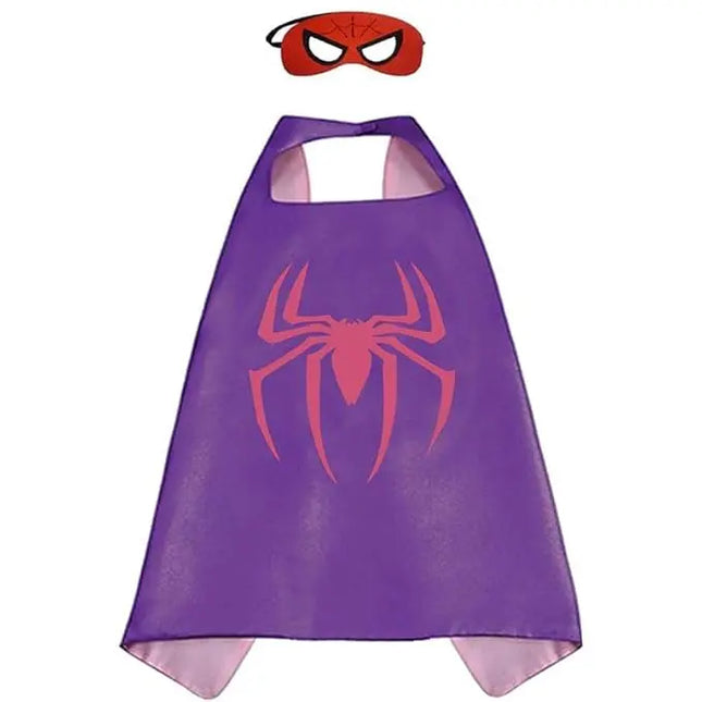 Spider Girl Super Hero Cape For Girls Fancydresswale