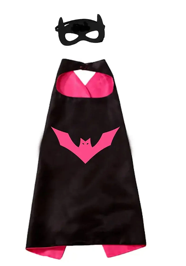 Super Girl Super Hero Cape For Girl - BAT GIRL Fancydresswale