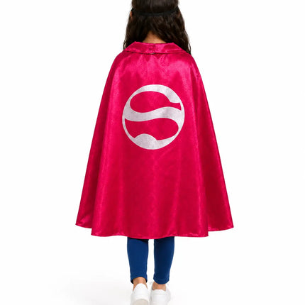 Super Girl Super Hero Cape For Girls Fancydresswale