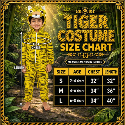 Tiger Costume For Kids Fancydresswale