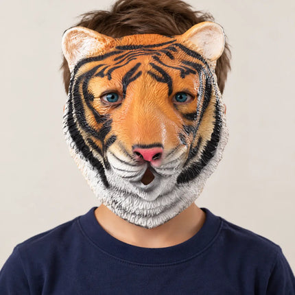 Tiger Mask – Animal Fancy Dress Costume Accessory fancydresswale.com