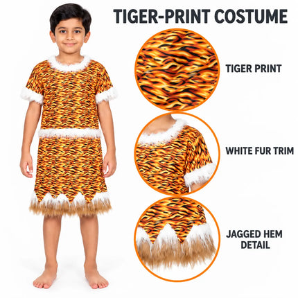 Tiger-print costume decorative trim design guide