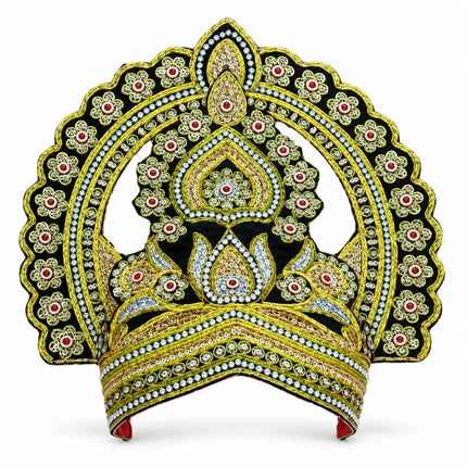 Traditional Gold-Tone Arch Mukut Crown for Ramleela & Fancy Dress fancydresswale.com