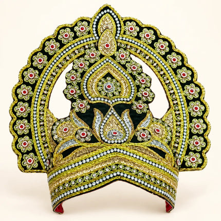 Traditional Gold-Tone Arch Mukut Crown for Ramleela & Fancy Dress fancydresswale.com