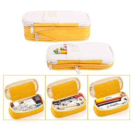 Big Capacity Pencil Pen Case Office College School Large Storage High Capacity Bag Pouch Holder Box Organizer fancydresswale.com