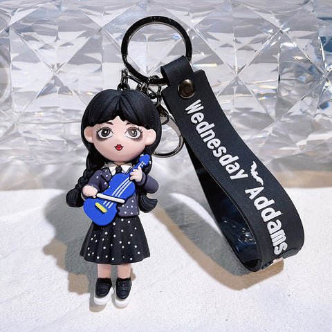 Fancydresswale  Wednesday Merchandise Keychain -Gift for Girls- Violin