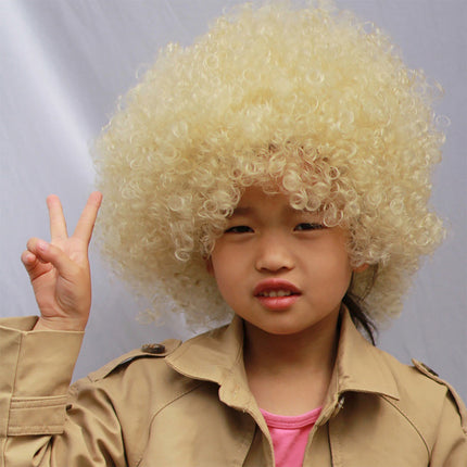 Fancydresswale Beige Wig Colorful Unisex Party Prop Wigs for Kids and Adults -Beige Fancydresswale