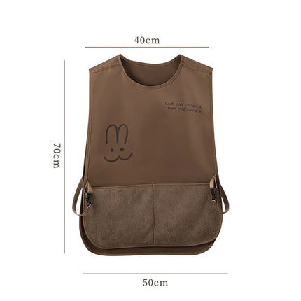 Waterproof Cleaning Apron with Pocket – Adjustable Unisex Apron for Kitchen, Dishwashing & Housework fancydresswale.com