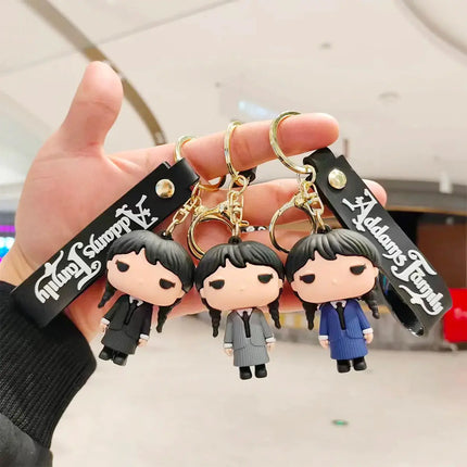 Wednesday Addams Merchandise Keychain -Gift for Girls,Daughter, Teen- Wednesday 4th Generation fancydresswale.com