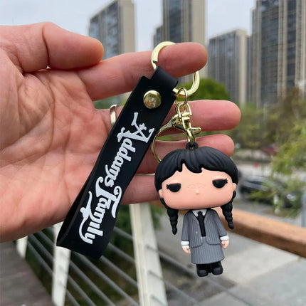 Wednesday Addams Merchandise Keychain -Gift for Girls,Daughter, Teen- Wednesday 4th Generation fancydresswale.com