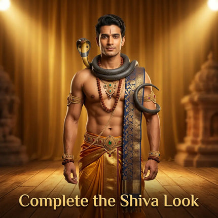 Wired snake Shiva costume styling