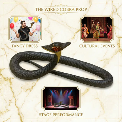 Wired snake costume event graphic