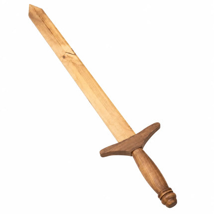 Three-quarter view of Wooden Sword costume accessory