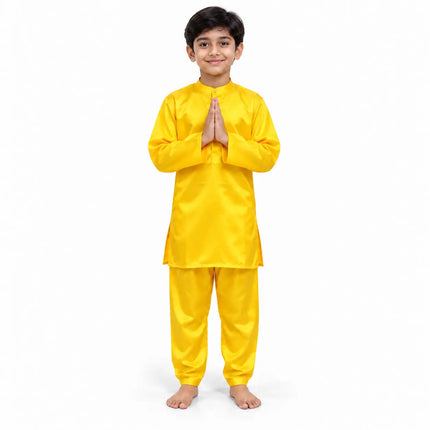 Yellow Kurta Pajama Set | Traditional Fancy Dress & Cultural Costume fancydresswale.com