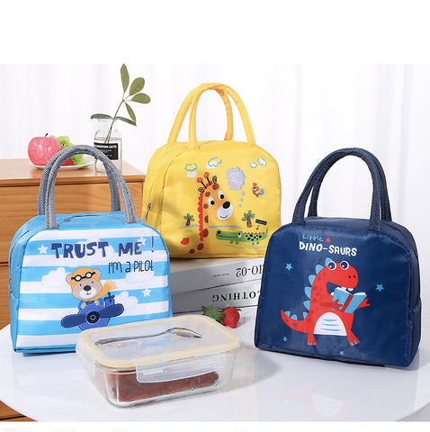 Lunch Box Insulated Bag Soft Leakproof Lunch Bag for Kids Men Women, Durable Thermal Lunch Pail for School Work Office | Fit 6 Cans-Pink Mermaid