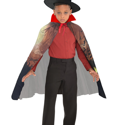 Halloween costume dress for boys and girls with cap and draculla teeth Fancydresswale