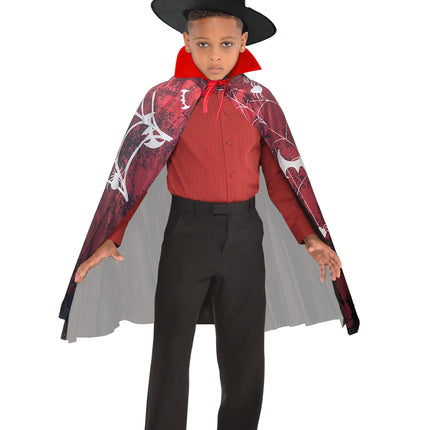 Halloween costume dress for boys and girls with cap and draculla teeth Fancydresswale