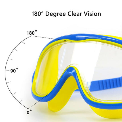 Fancydresswale Swimming Combo for boys blue- swimming trunk, cap, goggles, nose clip with box- Professional swimming gears Fancydresswale.com