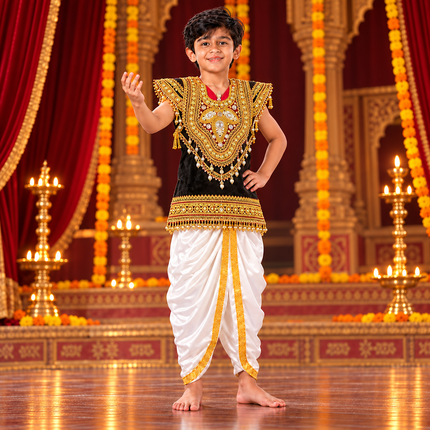 Black body kavach on Ramleela stage