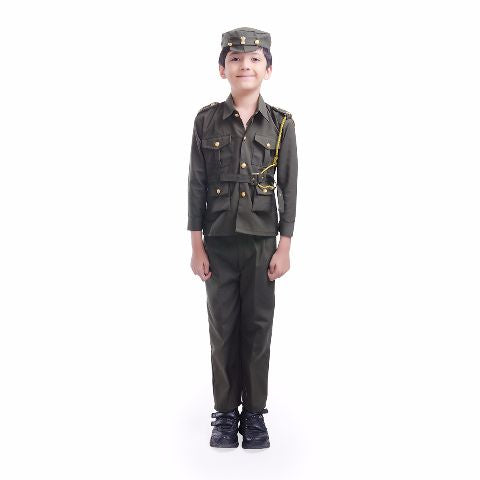 Indian soldier costume for kids role play