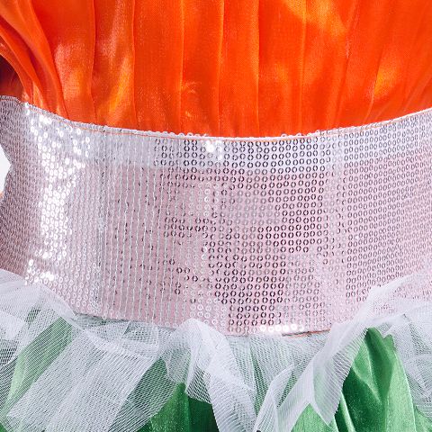 Tri color Girl Costume for National Festivals