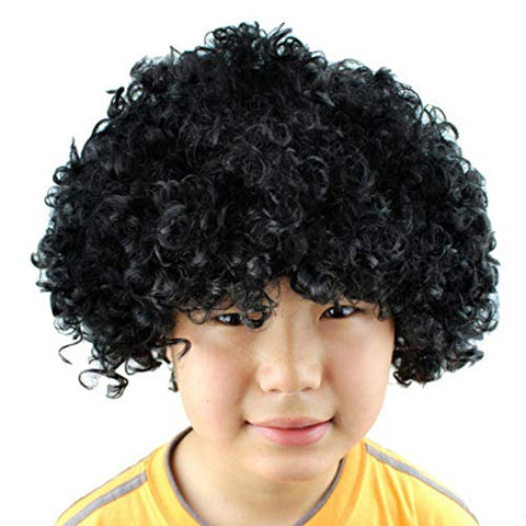 Colorful Unisex Party Prop Wigs for Kids and Adults