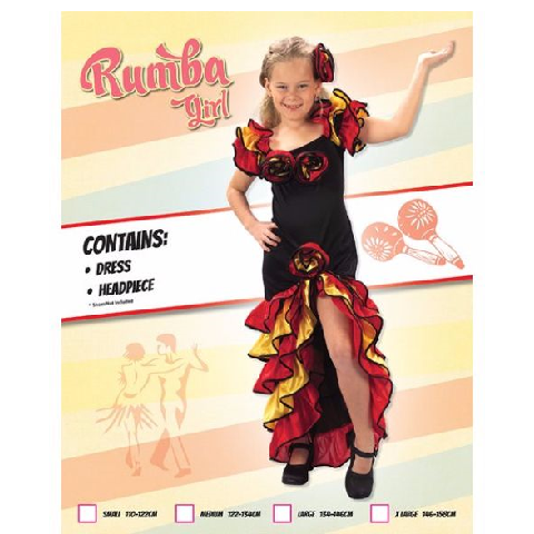 Spanish Rumba Dance Costume