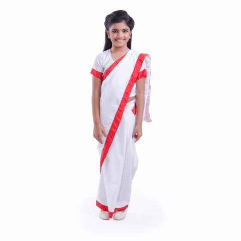 Bharat Mata Dress for Girls for Fancy dress competitions