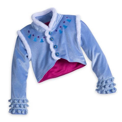 Frozen inspired Anna Princess costume for Girls with Snow Flake Accessories set
