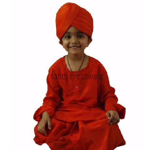 Vivekanand dress for Boys for Fancy dress competitions - Great Personality theme costume