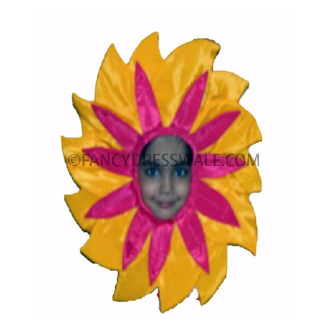 Pink Yellow Flower dress for Fancy dress competitions for Boys and Girls