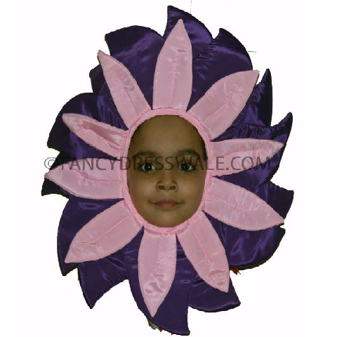 Pink Purple Flower dress for girls and Boys for Fancydress competitions