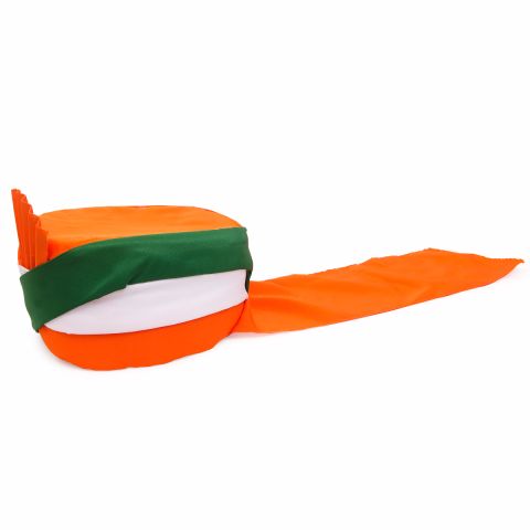 Tiranga Pagdi/Tricolour Turban/Tiranga Saafa/Republic/Independence Day Accessories