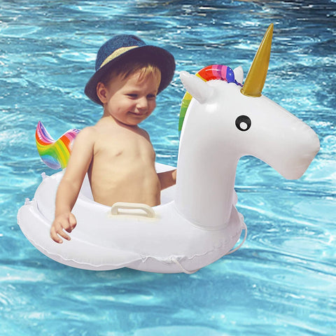 Fancydresswale Swimming tube Unicorn Baby Swimming ring Kids Inflatable Swimming Pool Fun Swimming Rings