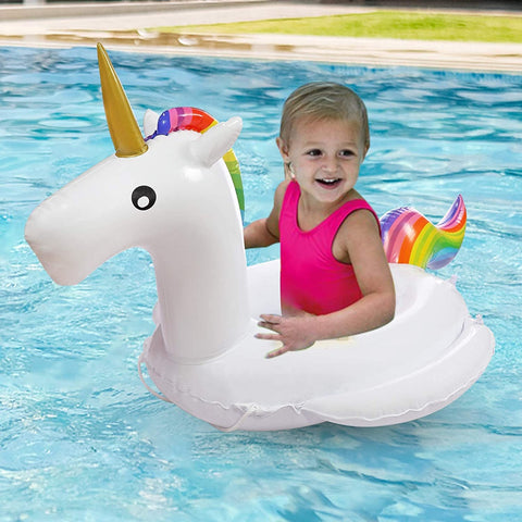 Fancydresswale Swimming tube Unicorn Baby Swimming ring Kids Inflatable Swimming Pool Fun Swimming Rings