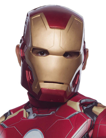 Red- Ironman Superhero The Avengers Costume LED Light Eye Mask,