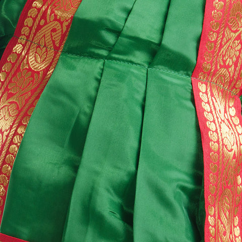 Green Bharatnatyam Dance Dress