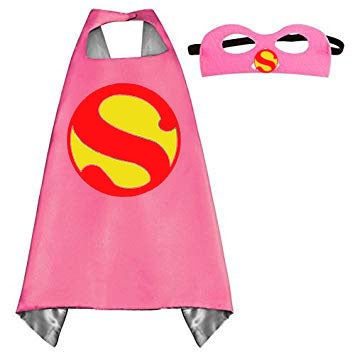 Super Girl Super Hero Cape For Girls
