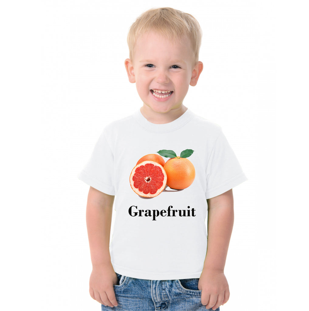 Fruit Theme T-Shirt for Kids Fancy Dress Costume Grape Fruit