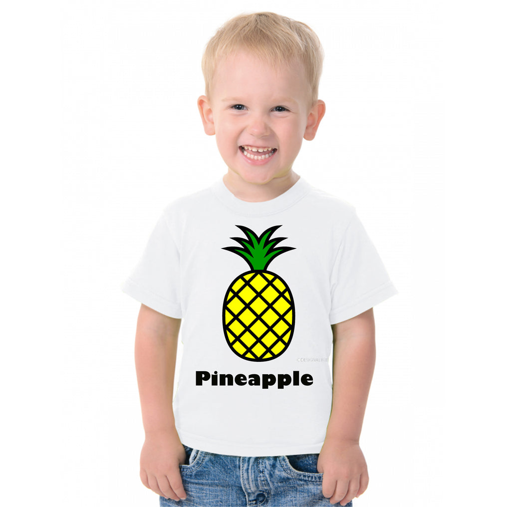 Fruit Theme T-Shirt for Kids Fancy Dress Costume Pineapple