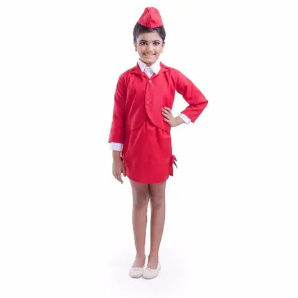 Air Hostess Costume For Girls Fancydresswale