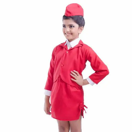Air Hostess Costume For Girls Fancydresswale