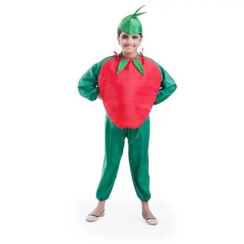 Apple Cutout and Cap without Jumpsuit Fancydresswale