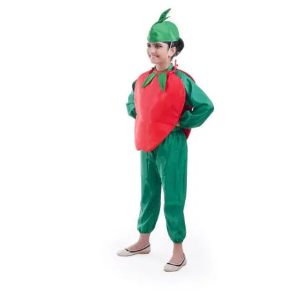Apple Cutout and Cap without Jumpsuit Fancydresswale