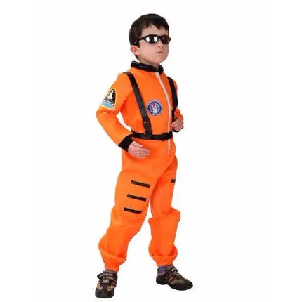 Astronaut suit Profession Cosplay outfit for Kids Orange Fancydresswale